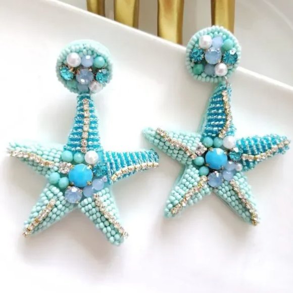 New! Zara Star Earrings - Picture 6 of 8